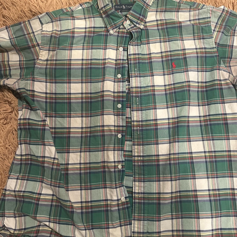 Vintage Polo Ralph Lauren Button Down. XXL. Plaid.